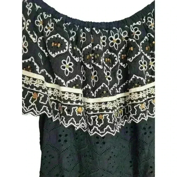 Anthropologie Hemant Nandita Mavra Embroidered Top Size XS - Picture 2 of 7